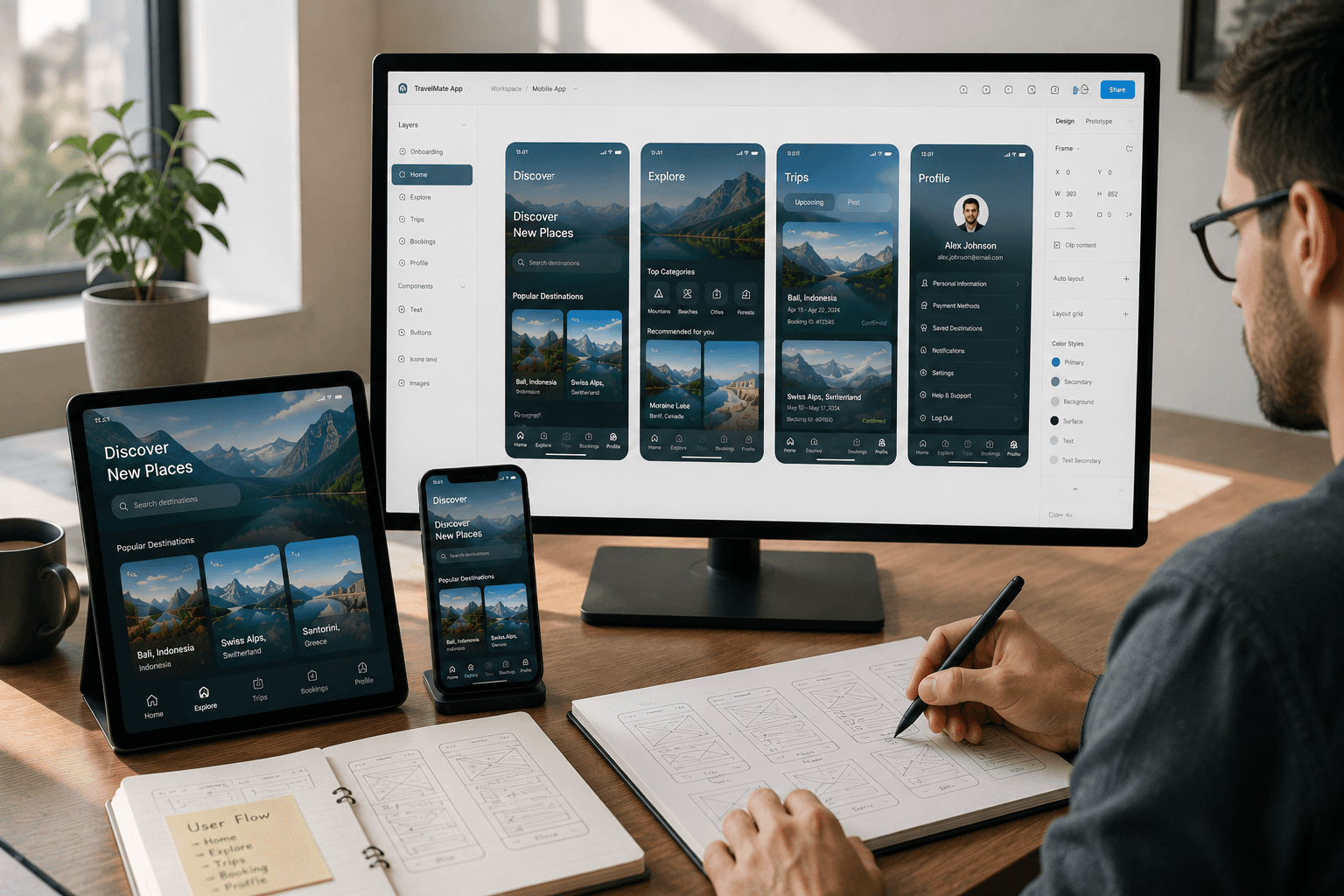 Responsive UI & UX Design
