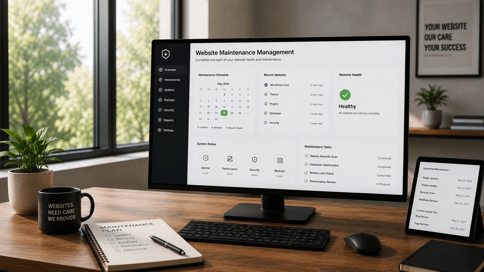 Complete Website Maintenance Management