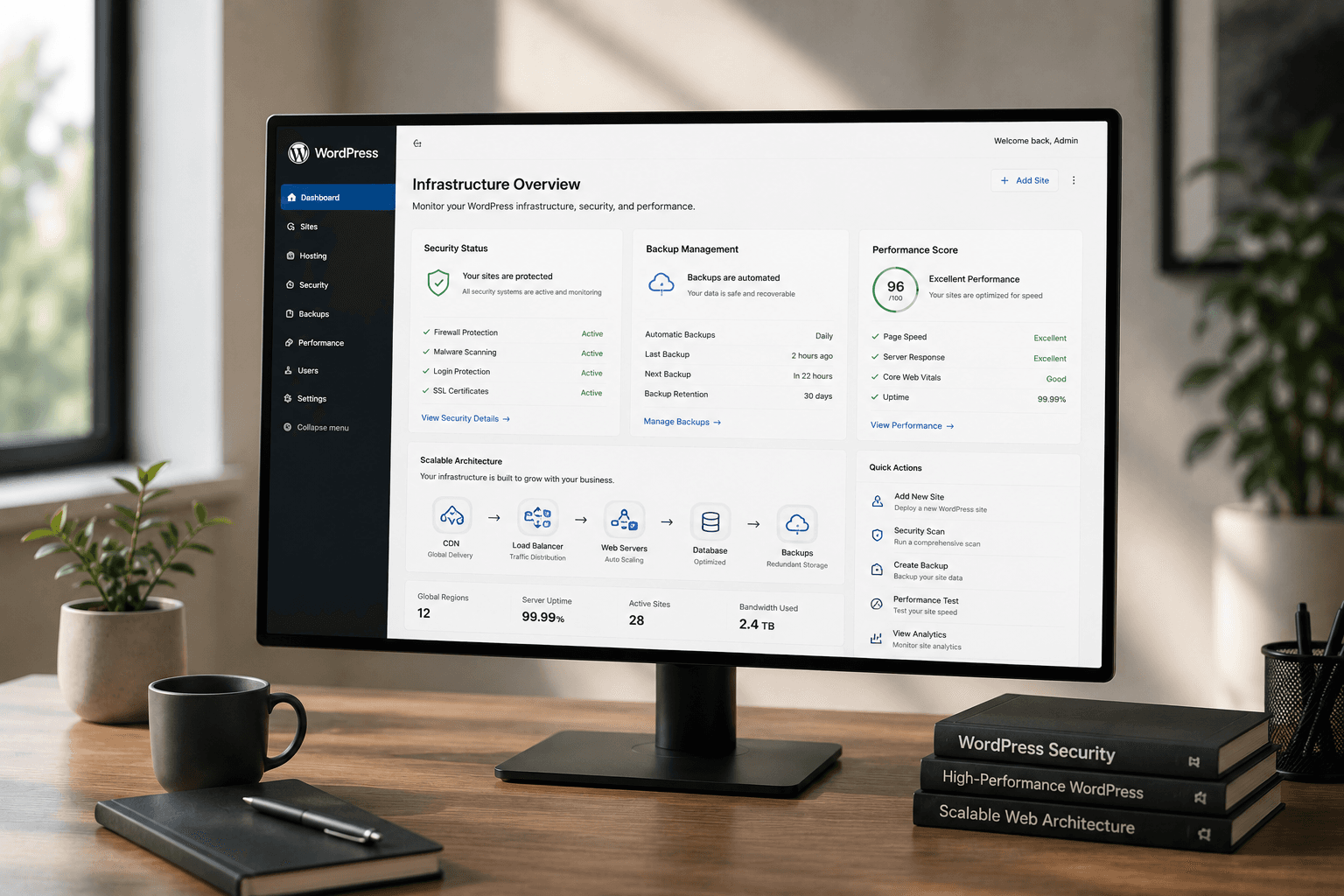 Secure & Scalable WordPress Architecture