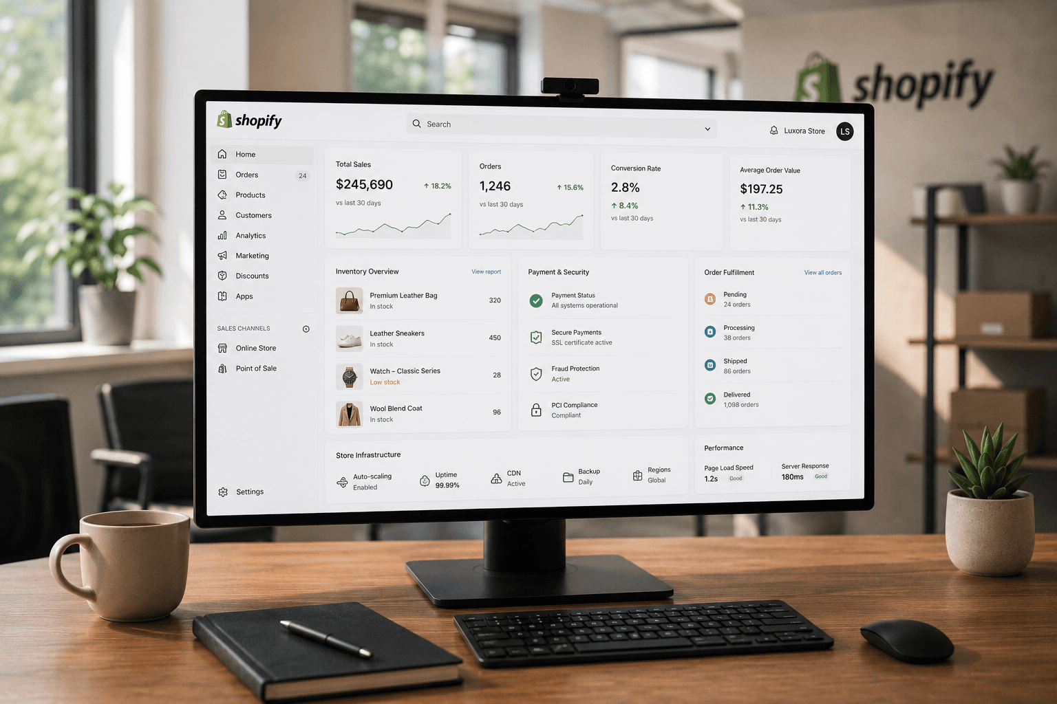 Secure & Scalable Ecommerce Development