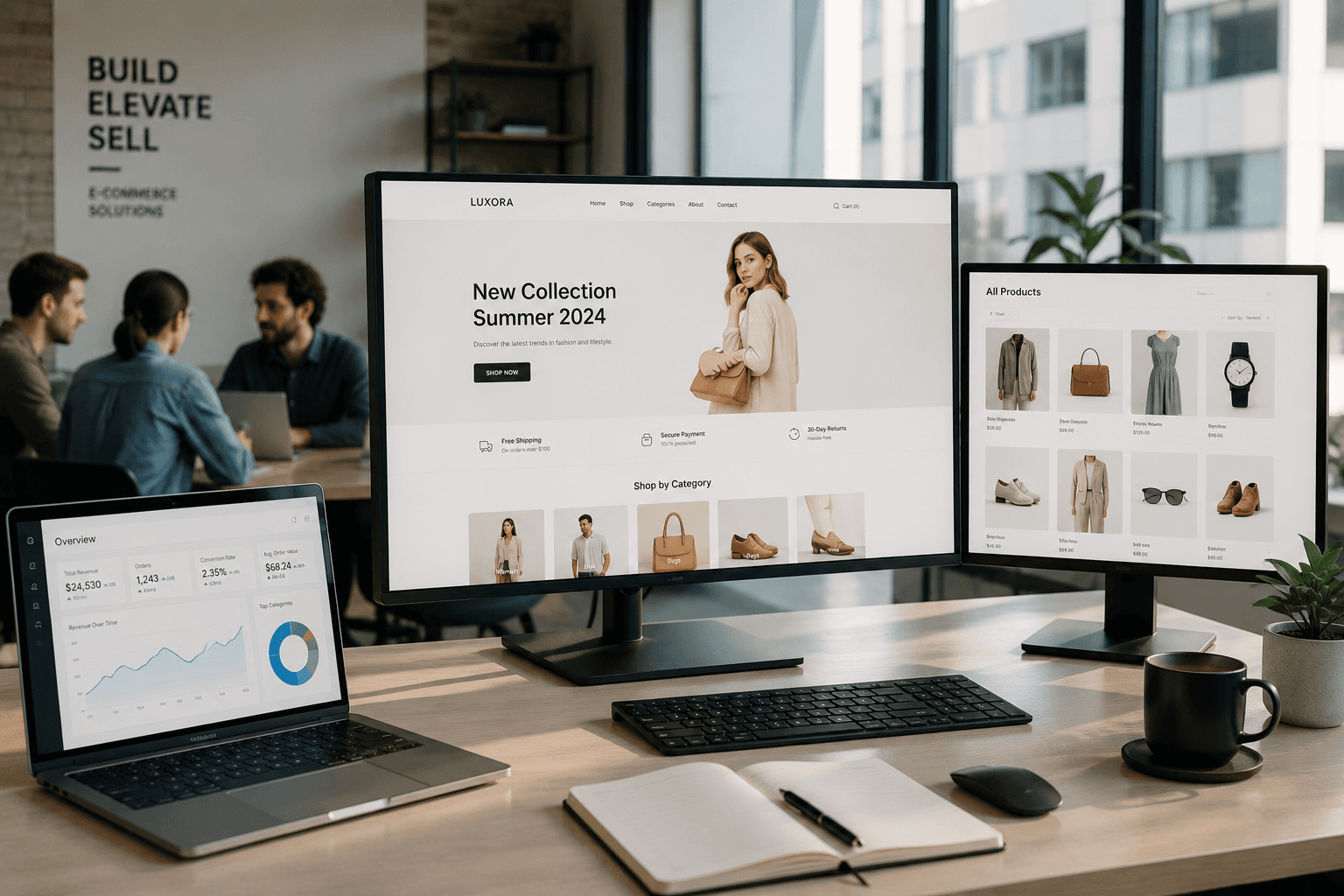 Powerful online stores to sell products