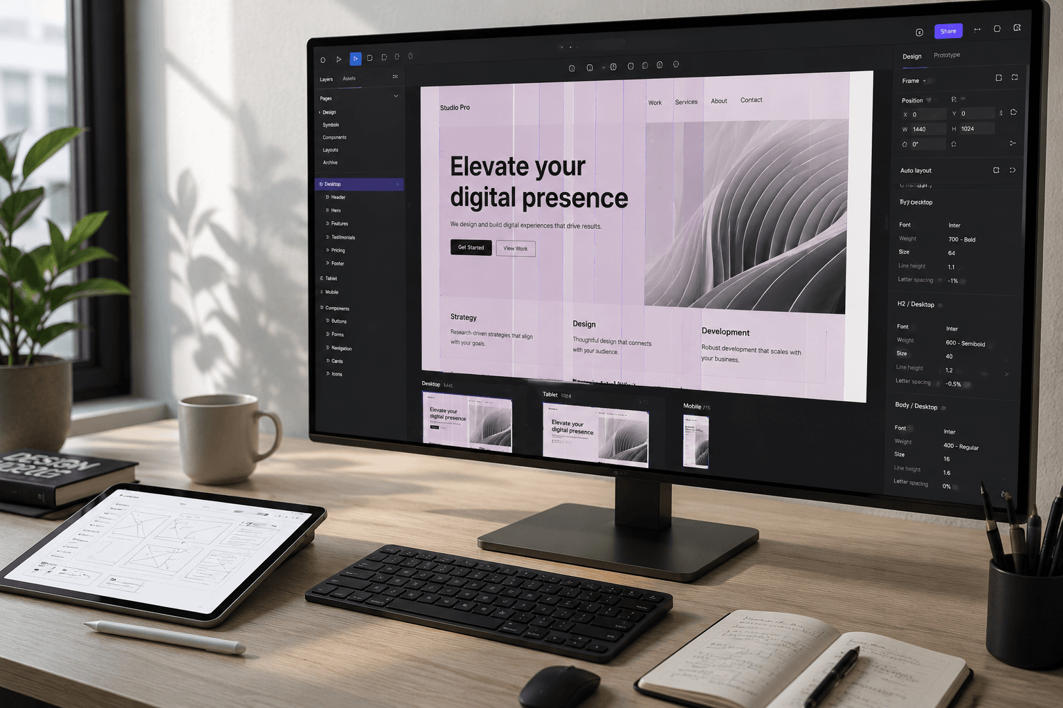 Responsive UI & UX Design