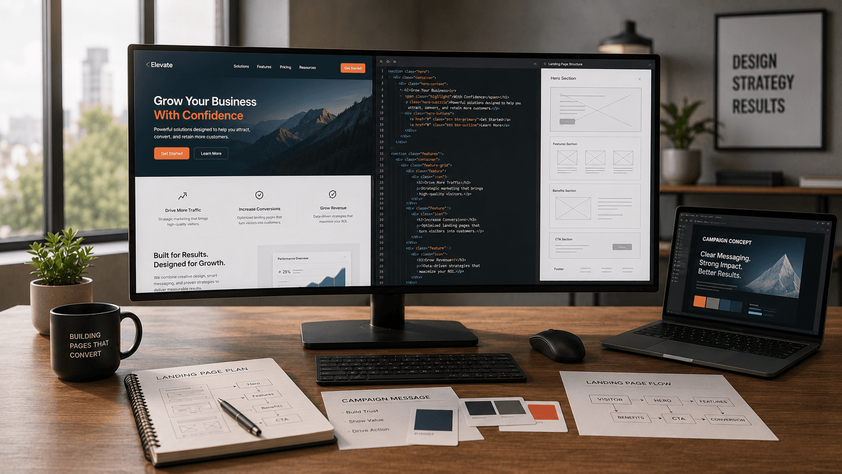 Custom Landing Page Development
