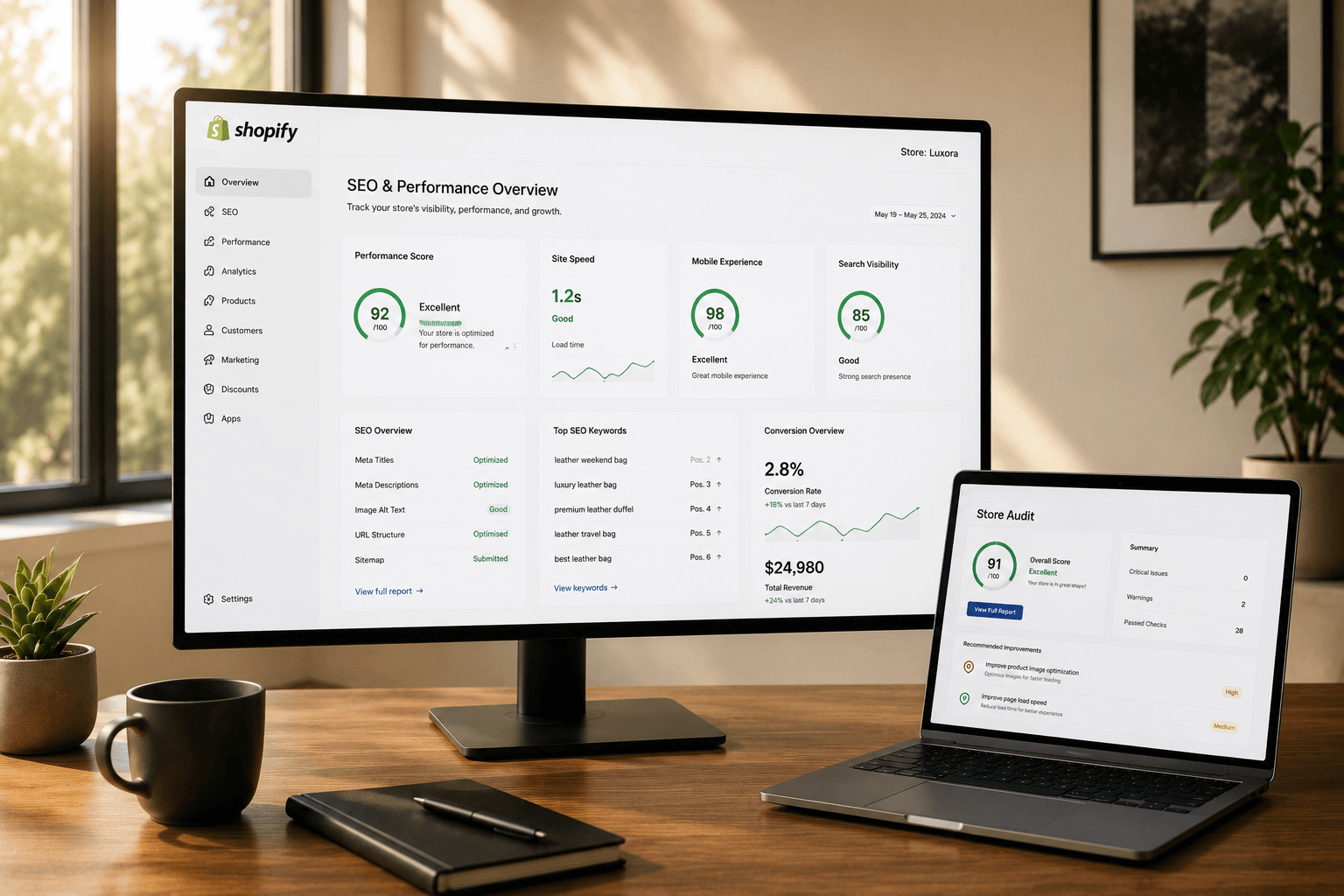 Shopify SEO & Performance Optimization