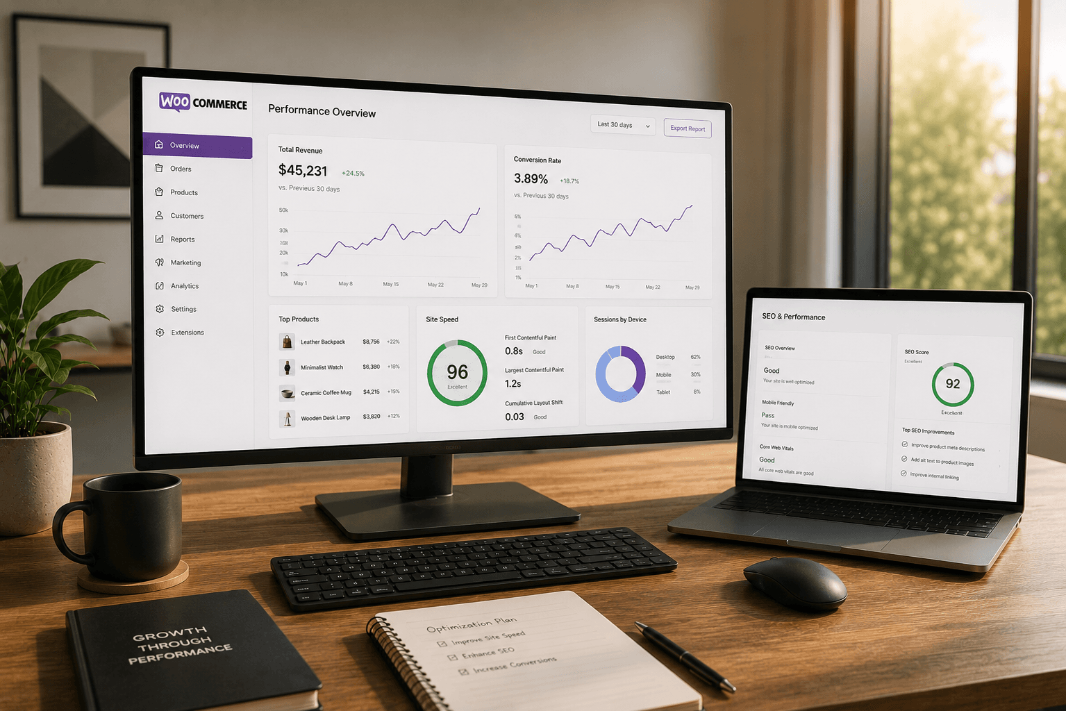 Optimization of WooCommerce performance